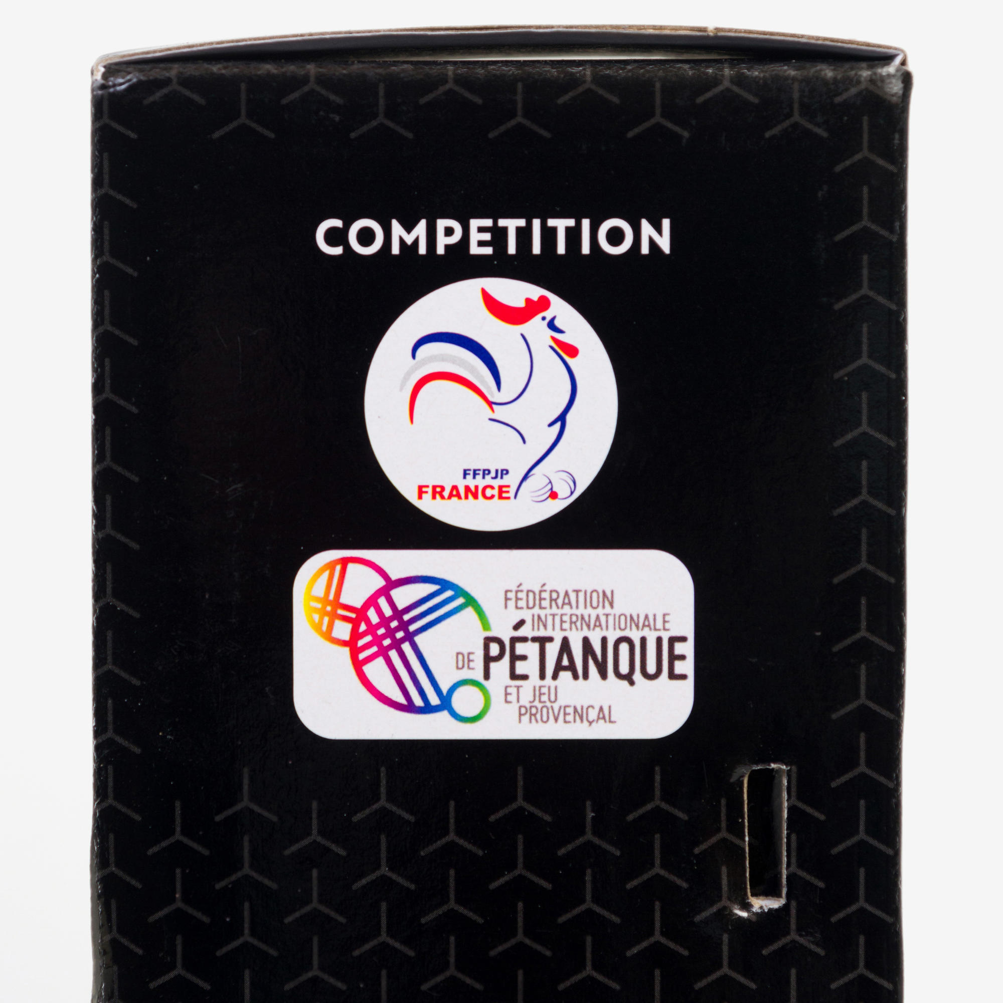 3 BOULES DA PETANQUE DA COMPETIZIONE, MEZZO TENDER IN ACCIAIO INOX