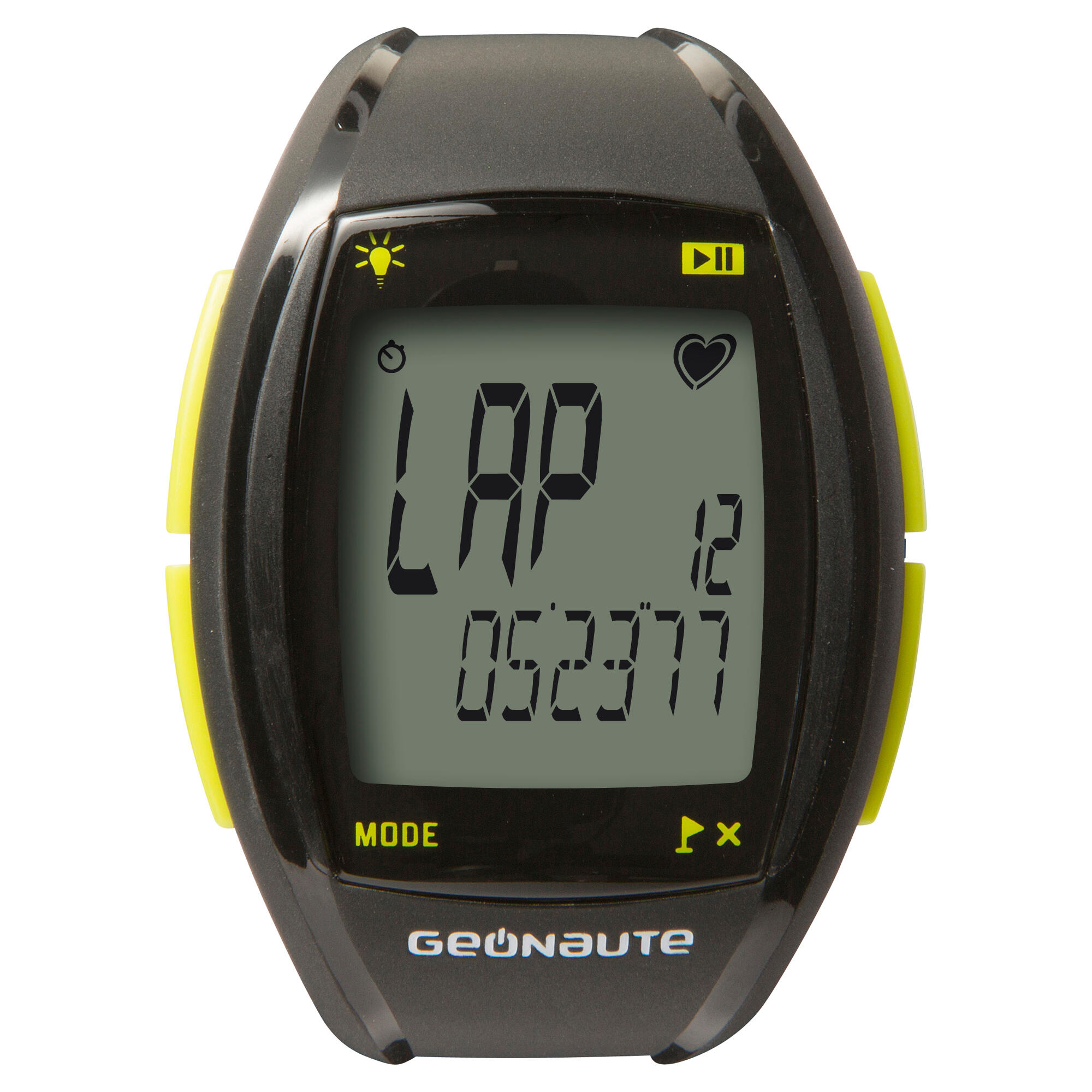 ONrhythm 410 Heart Rate Monitor Watch and Coded Chest Strap - yellow 5/12