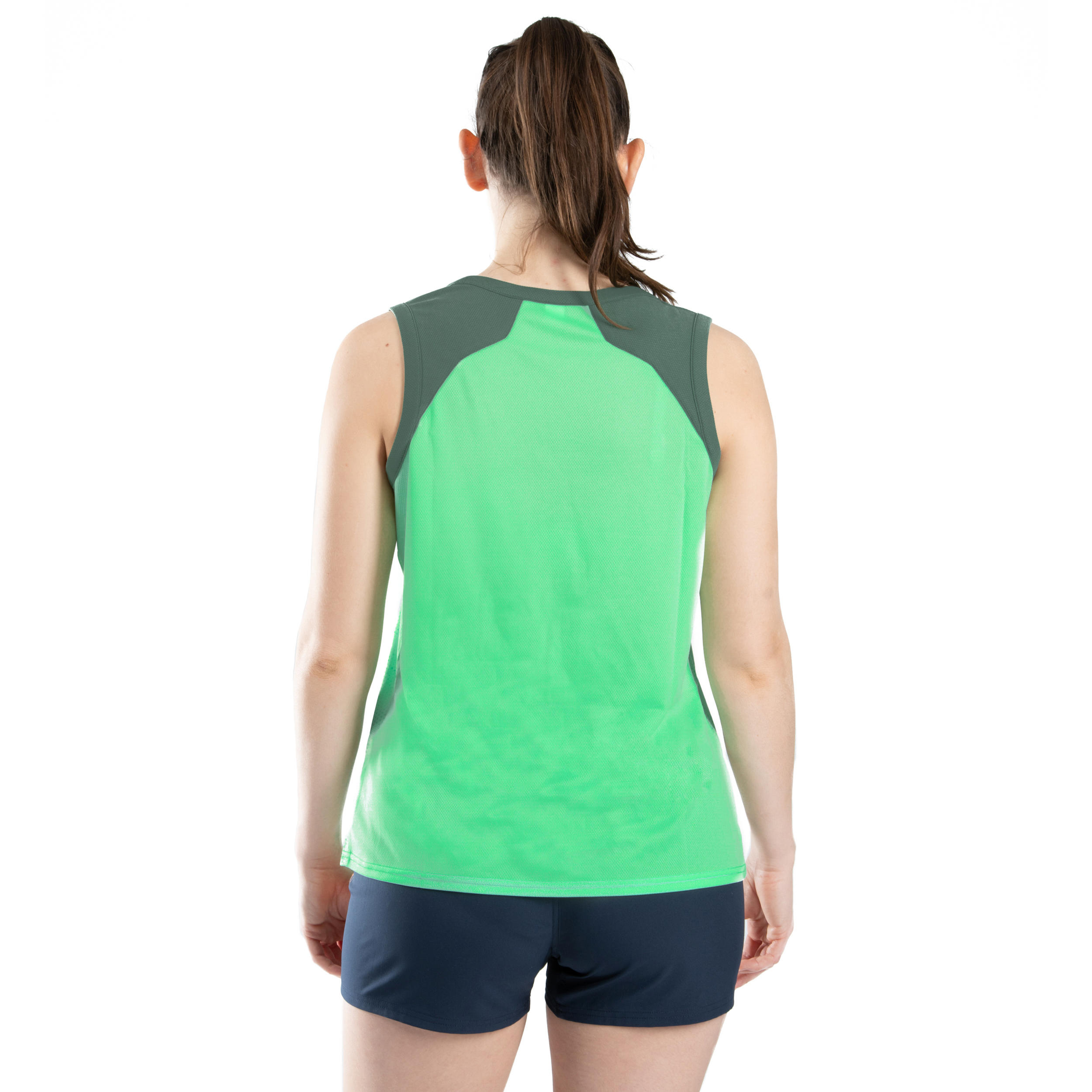 Women's Rugby Sleeveless Shirt R500 - Green 6/7