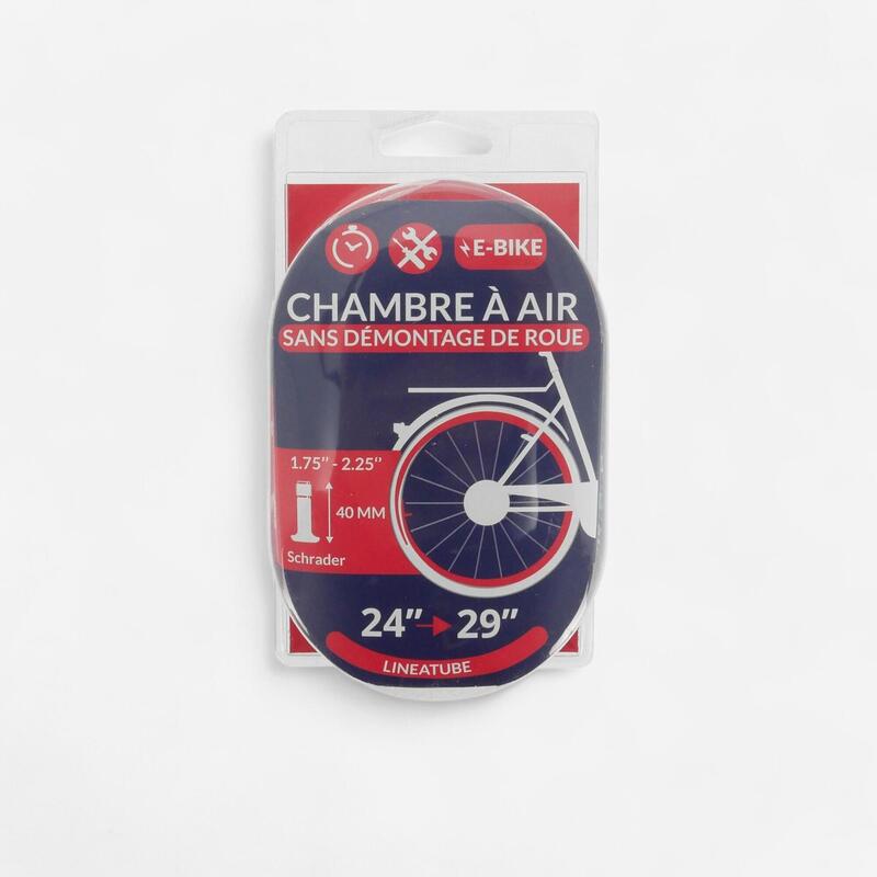 CHAMBRE A AIR LINEAIRE 24/29x1,75-2,25 VALVE SCHRADER