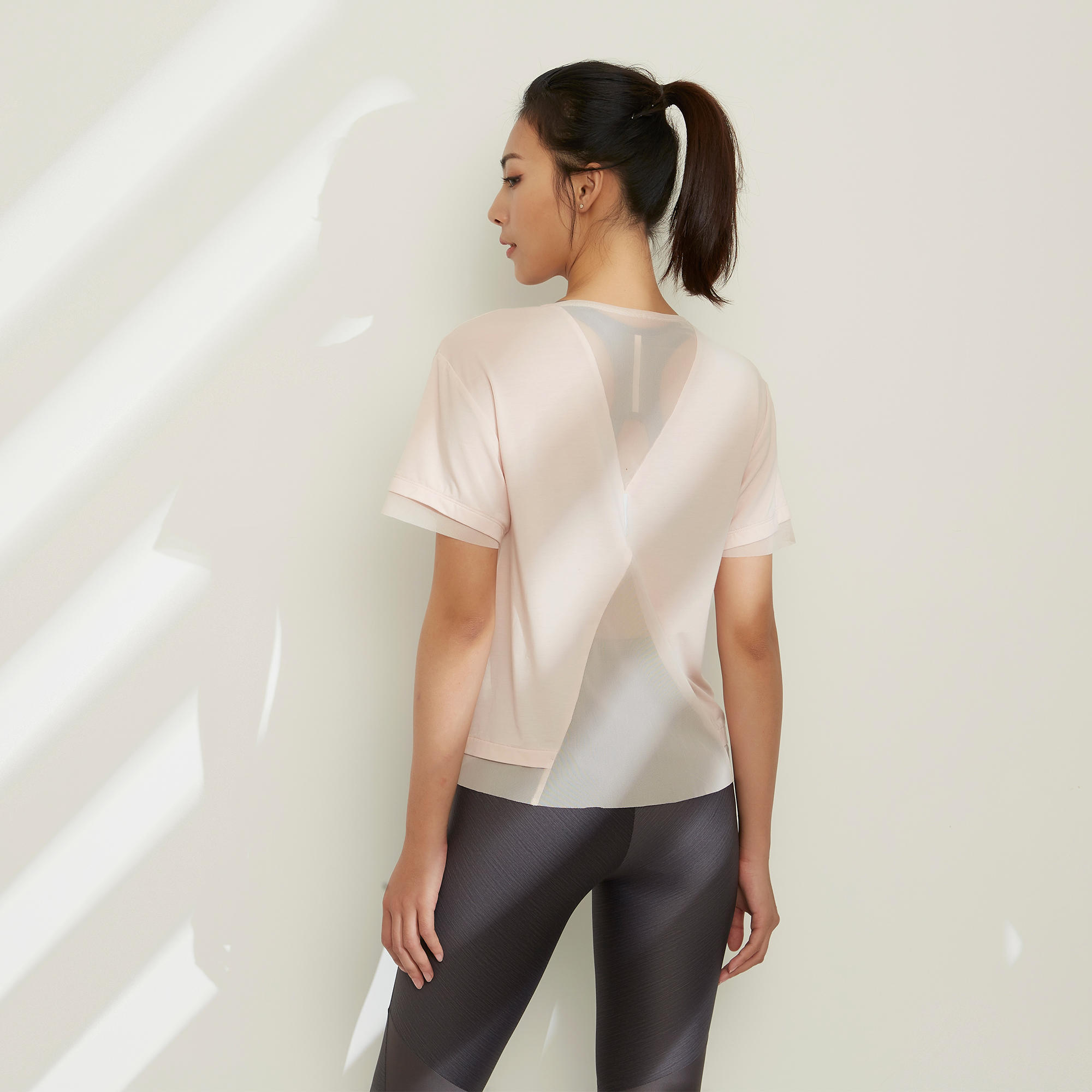 Feel Women's Running Breathable Short-Sleeved T-shirt - pink 26/56