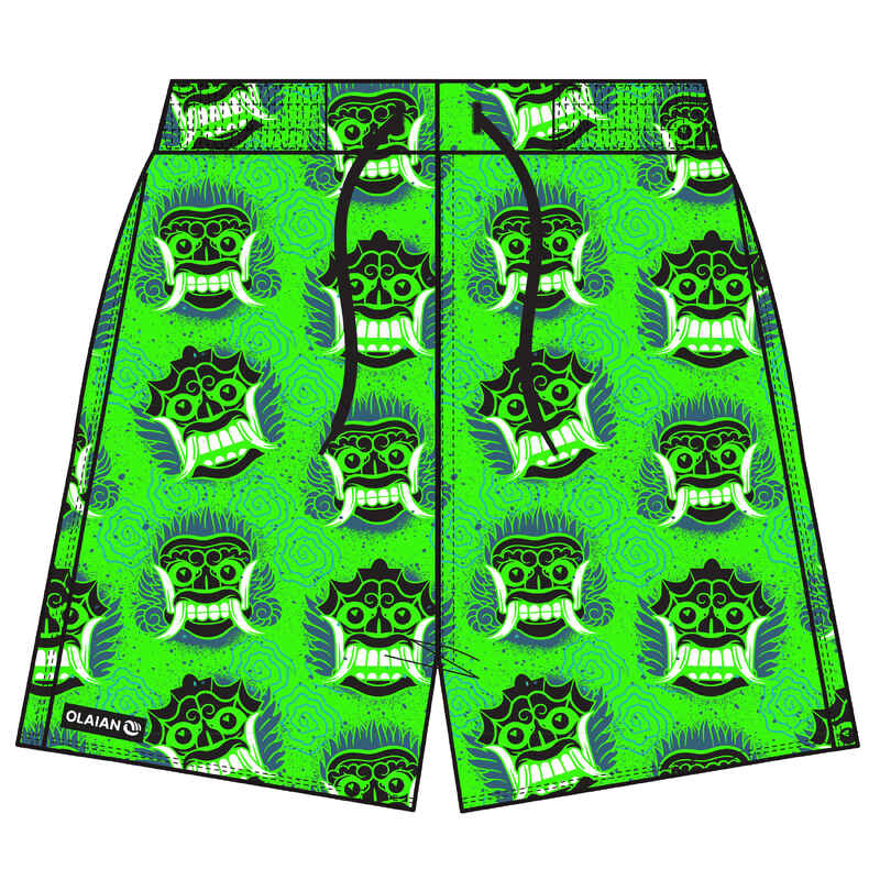 Kids’ swim shorts 100 - Green