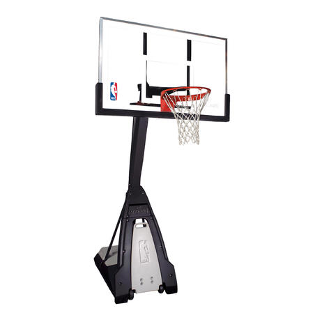 Kids Adult Basketball Hoop Spalding Nba Beast Adjustable From 2 30m To 3 05m Decathlon