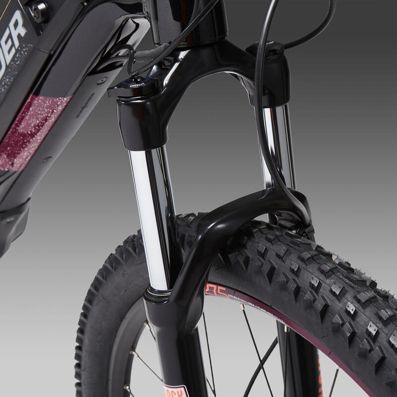 Pedales automáticos ciclismo mtb VTT 520 Rockrider - negro - Decathlon