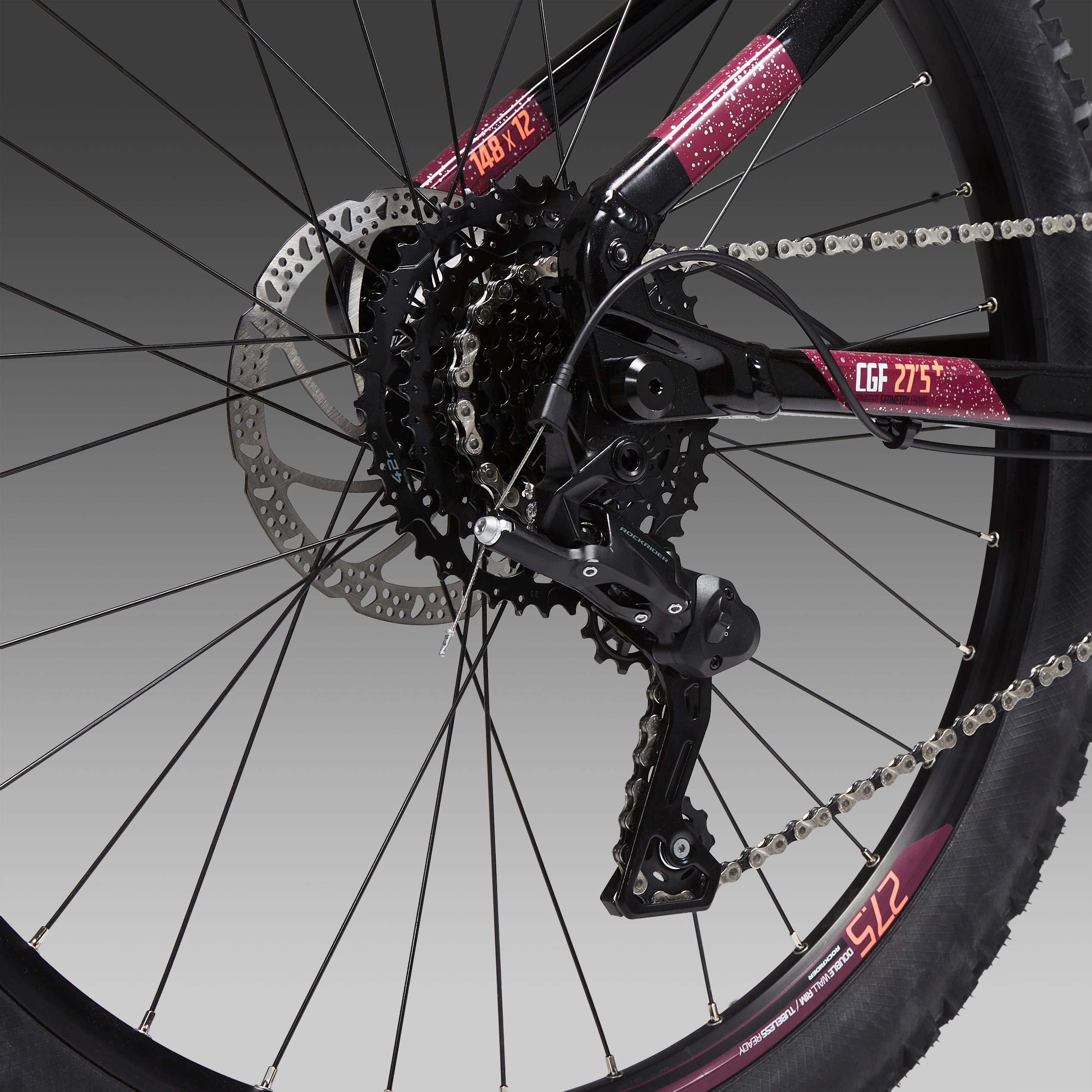 Second Hand - Bici Mtb elettrica a pedalata assistita donna Rockrider E-ST520... 4/19