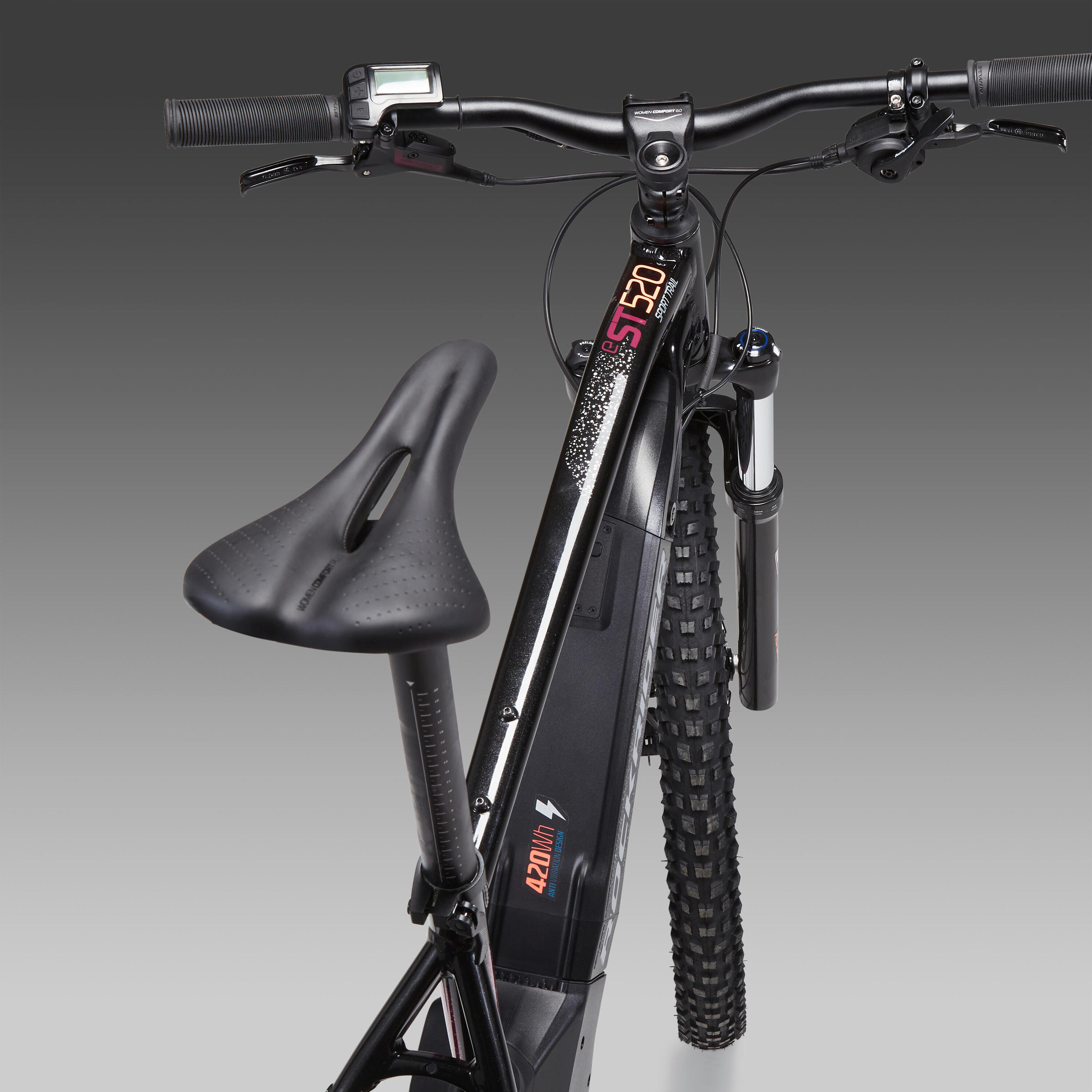 Second Hand - Bici Mtb elettrica a pedalata assistita donna Rockrider E-ST520... 17/19