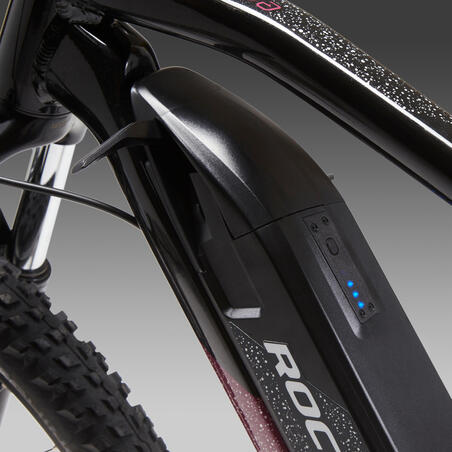 Жіночий електричний гірський велосипед E-ST520, 27,5" - Чорний