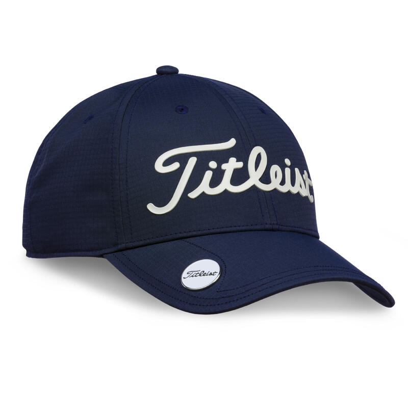 Cappellino golf adulto blu-bianco