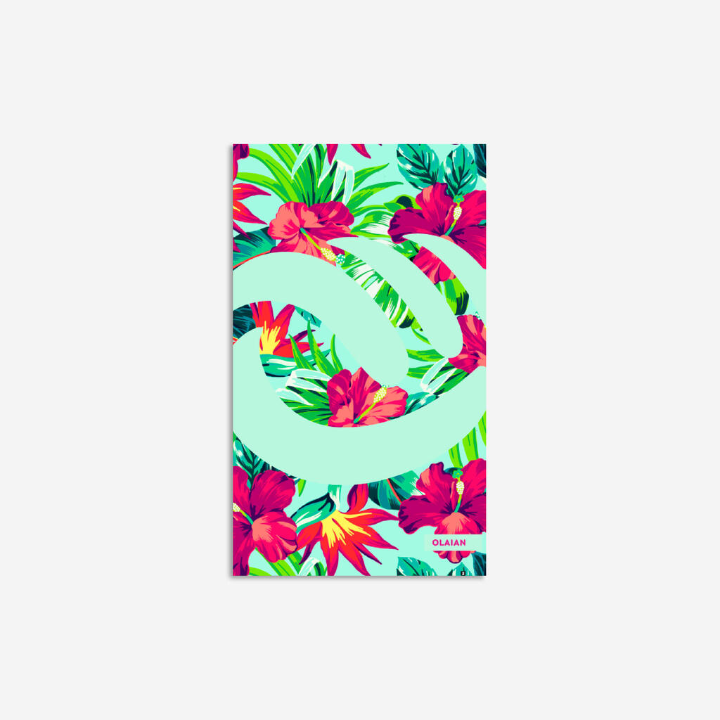 Strandhandtuch 145 × 85 cm - Tropic rosa