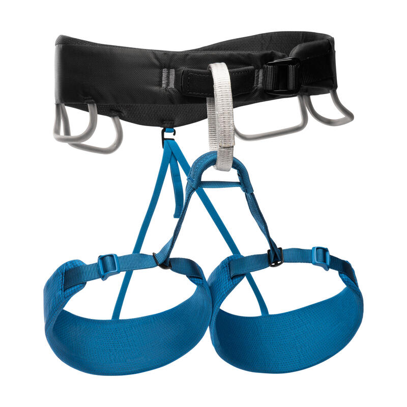 MEN'S CLIMBING AND MOUNTAINEERING HARNESS - MOMENTUM KINGFISHER