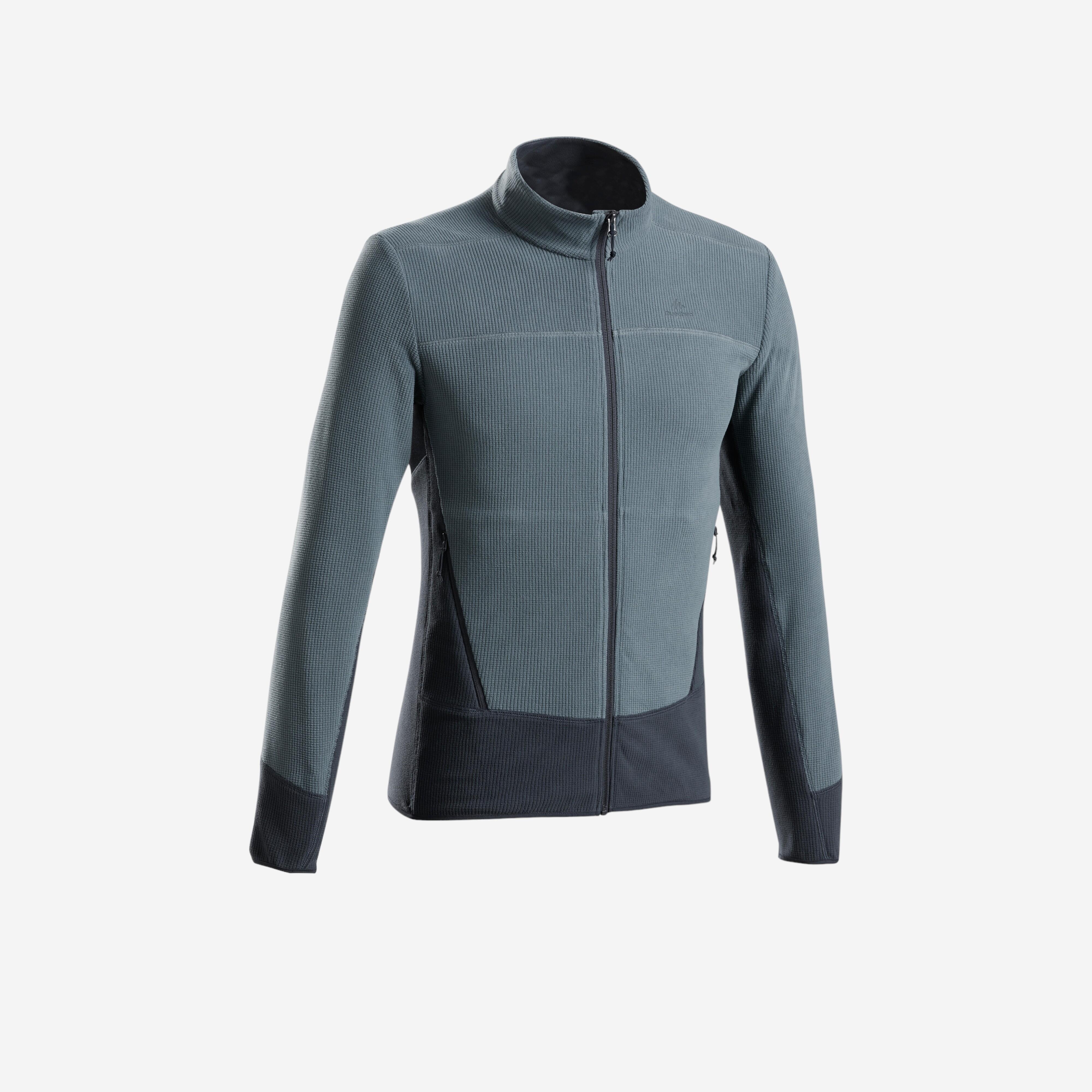 Men Hiking Fleece MH520 Blue Grey
