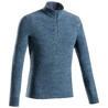 Men Hiking Fleece Half-Zip MH100 - Blue