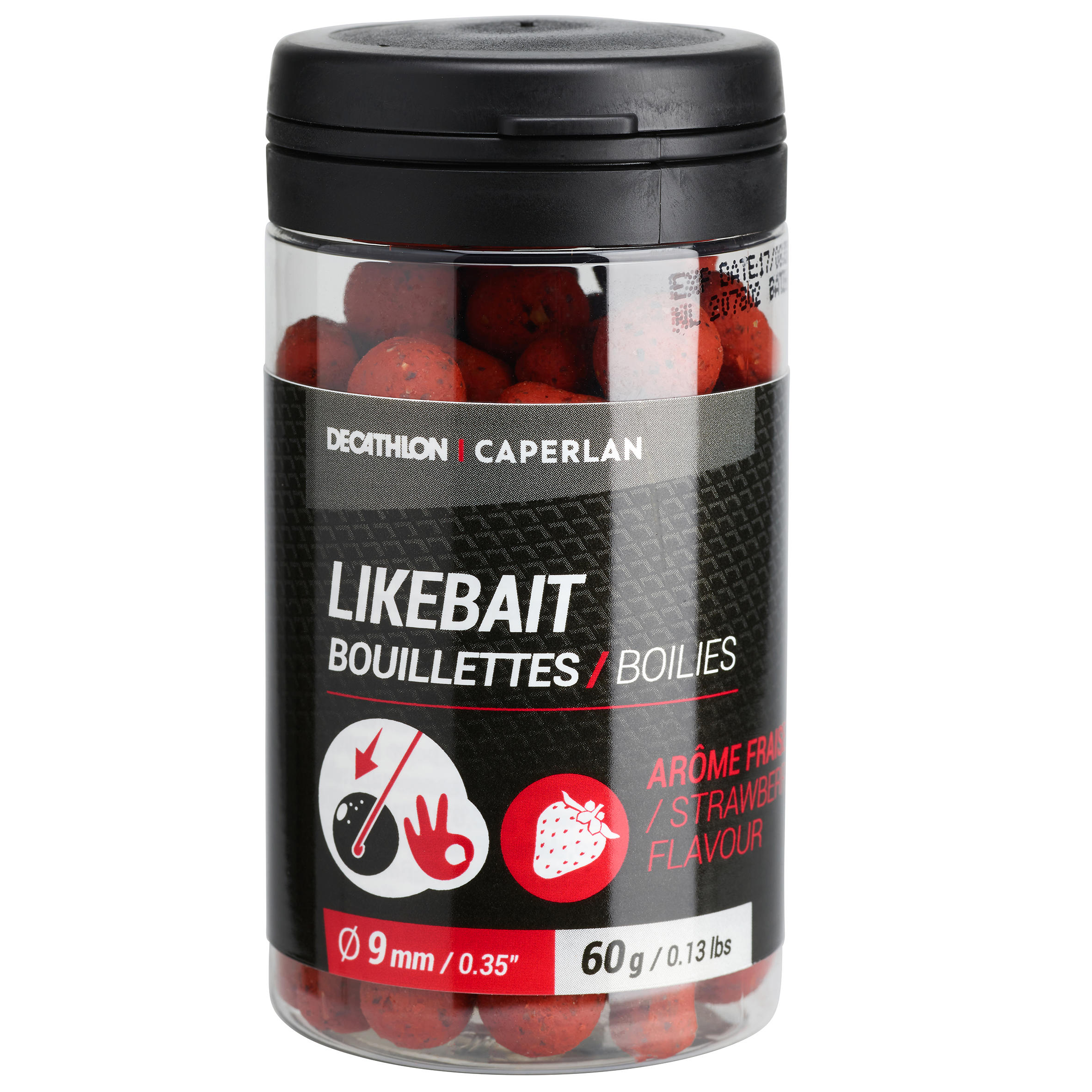 CAPERLAN Nástrahy na Feeder Micro Boilies + Dumbells Jahoda 60 g bez · záber 5