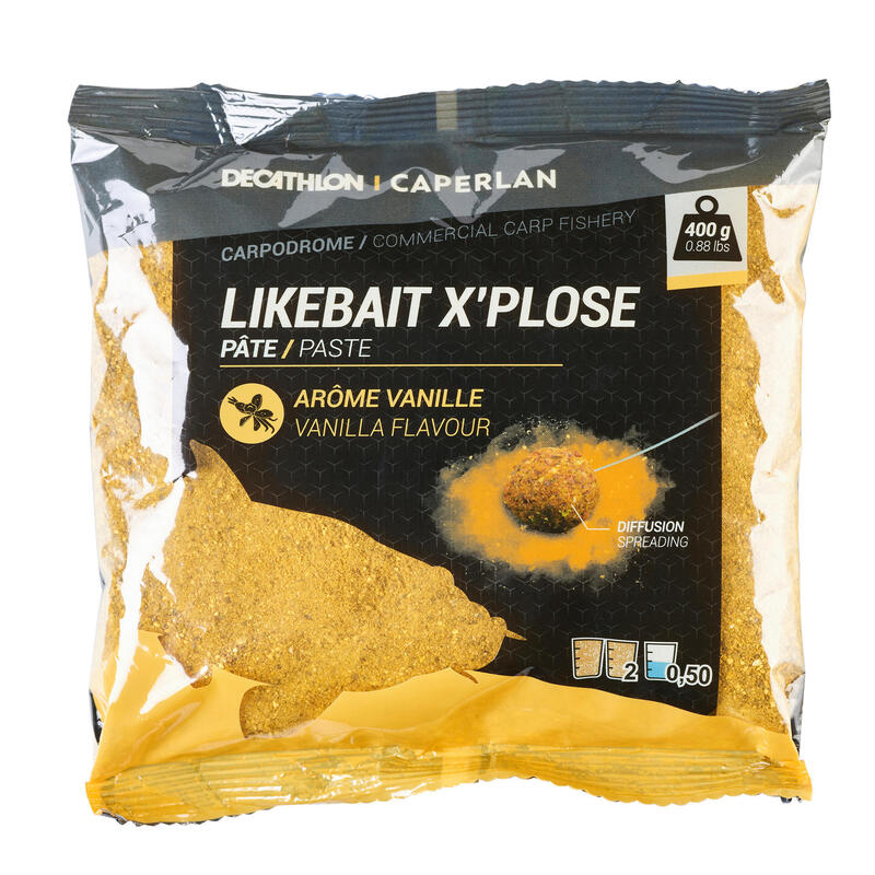 ENGODO PARA PESCA DIRETA DE CARPAS LIKEBAIT PASTA XPLOSE BAUNILHA