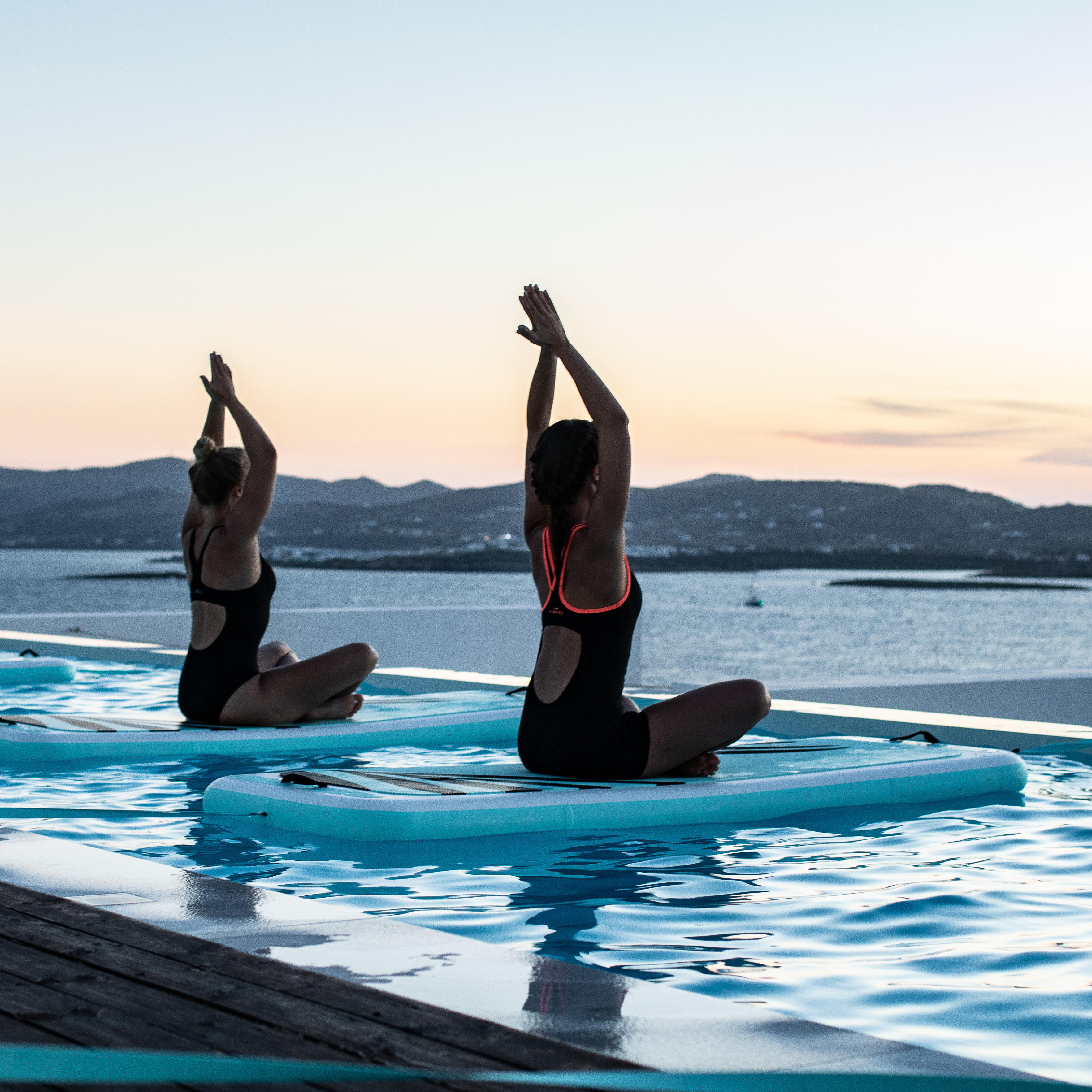 Floating exercise mat sale