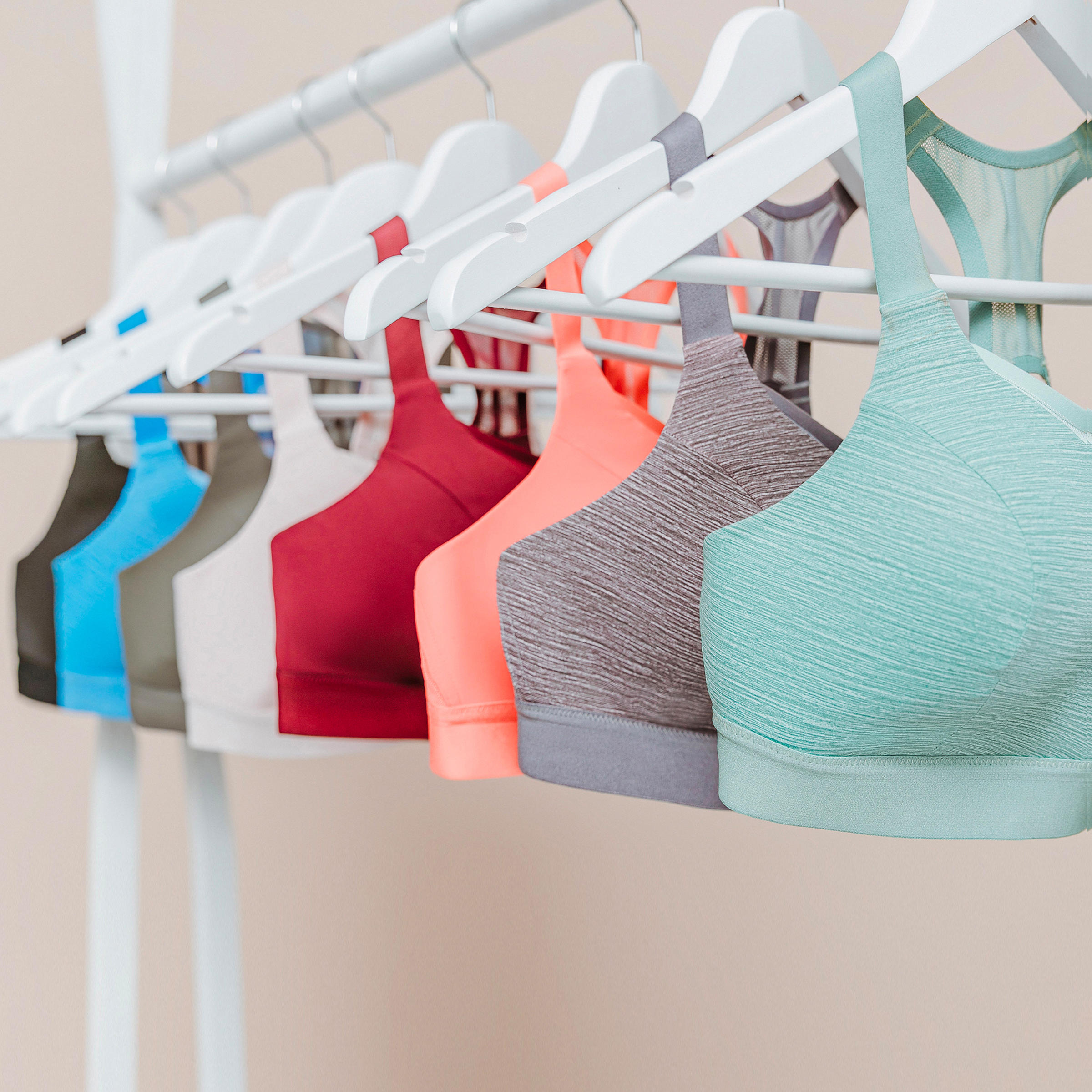 COMFORT RUNNING BRA - MOTTLED BLUE 6/6