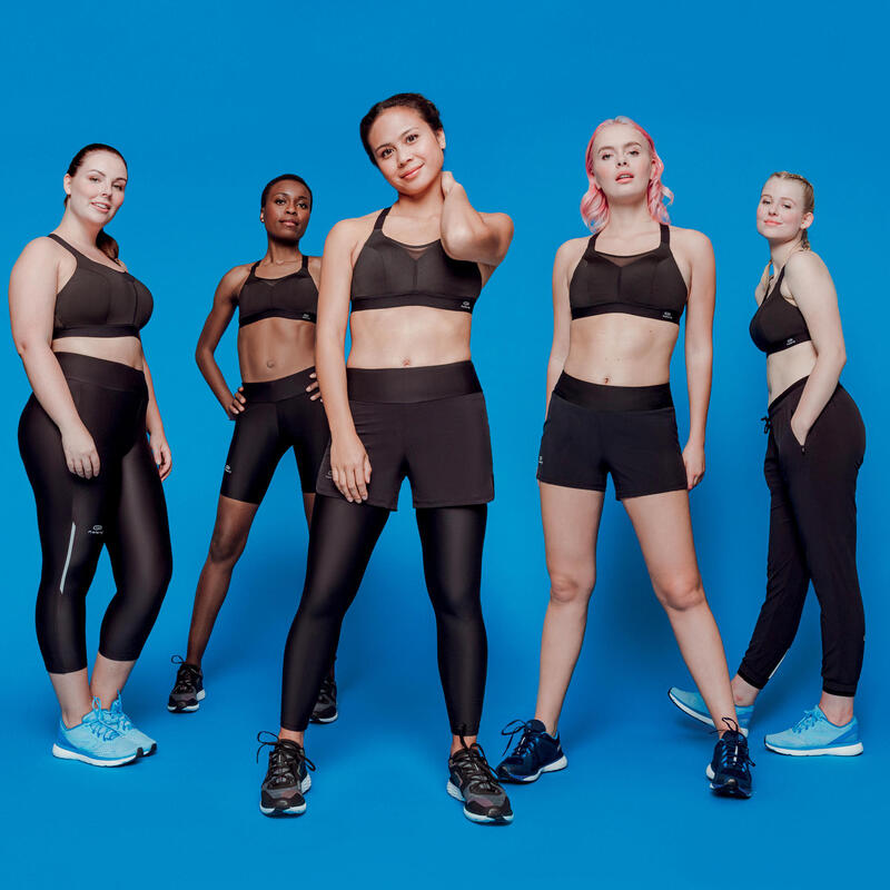 Laufshorts Damen - Run 100 schwarz