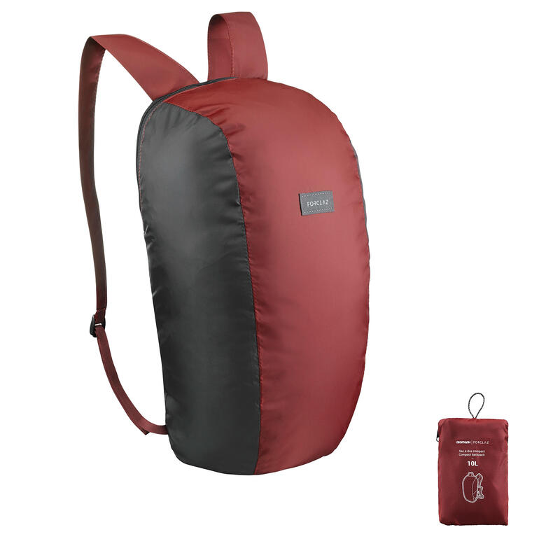 Outdoor Katlanabilir Sırt Çantası - 10 L - Siyah - Travel 100