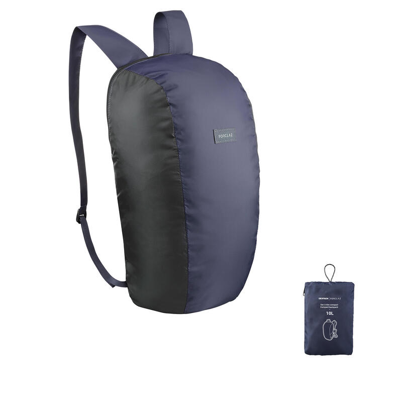 Outdoor Katlanabilir Sırt Çantası - 10 L - Siyah - Travel 100