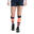 Pantalón corto de Rugby Mujer Offload R500 azul marino rojo coral