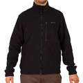 VESTUARIO POLAR Caça, Cão e Tiro Desportivo - Casaco Polar Caça 300 Preto SOLOGNAC - Roupa de Caça