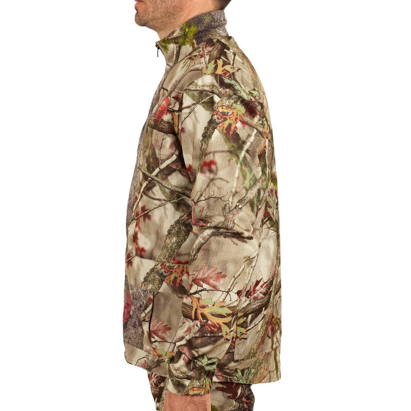 Jagdjacke 100 atmungsaktiv camouflage