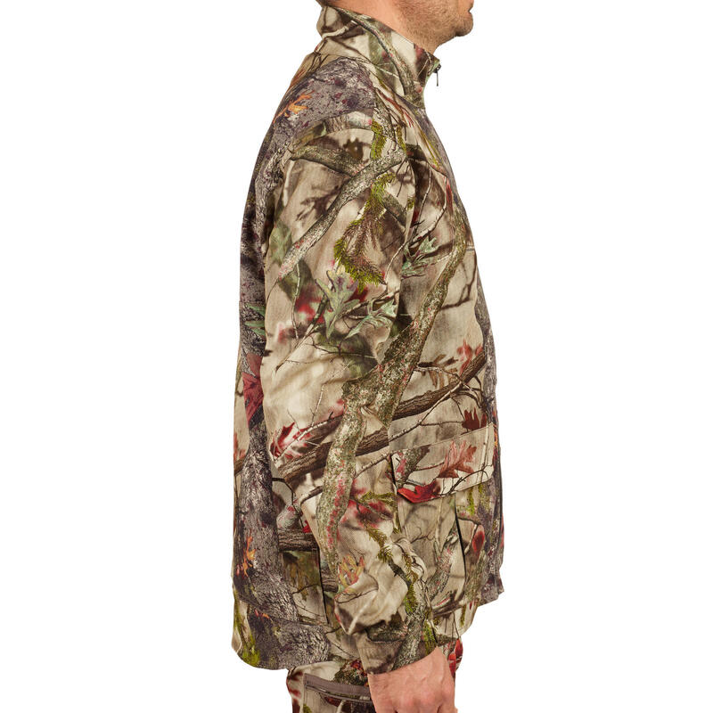 Jagdjacke 100 atmungsaktiv camouflage