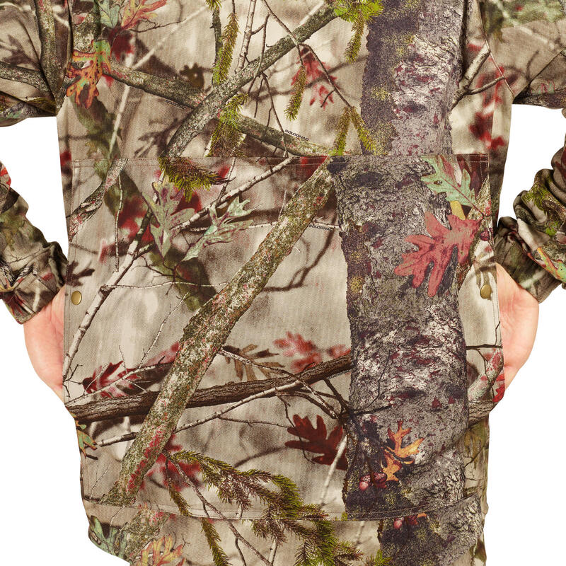 Jagdjacke 100 atmungsaktiv camouflage