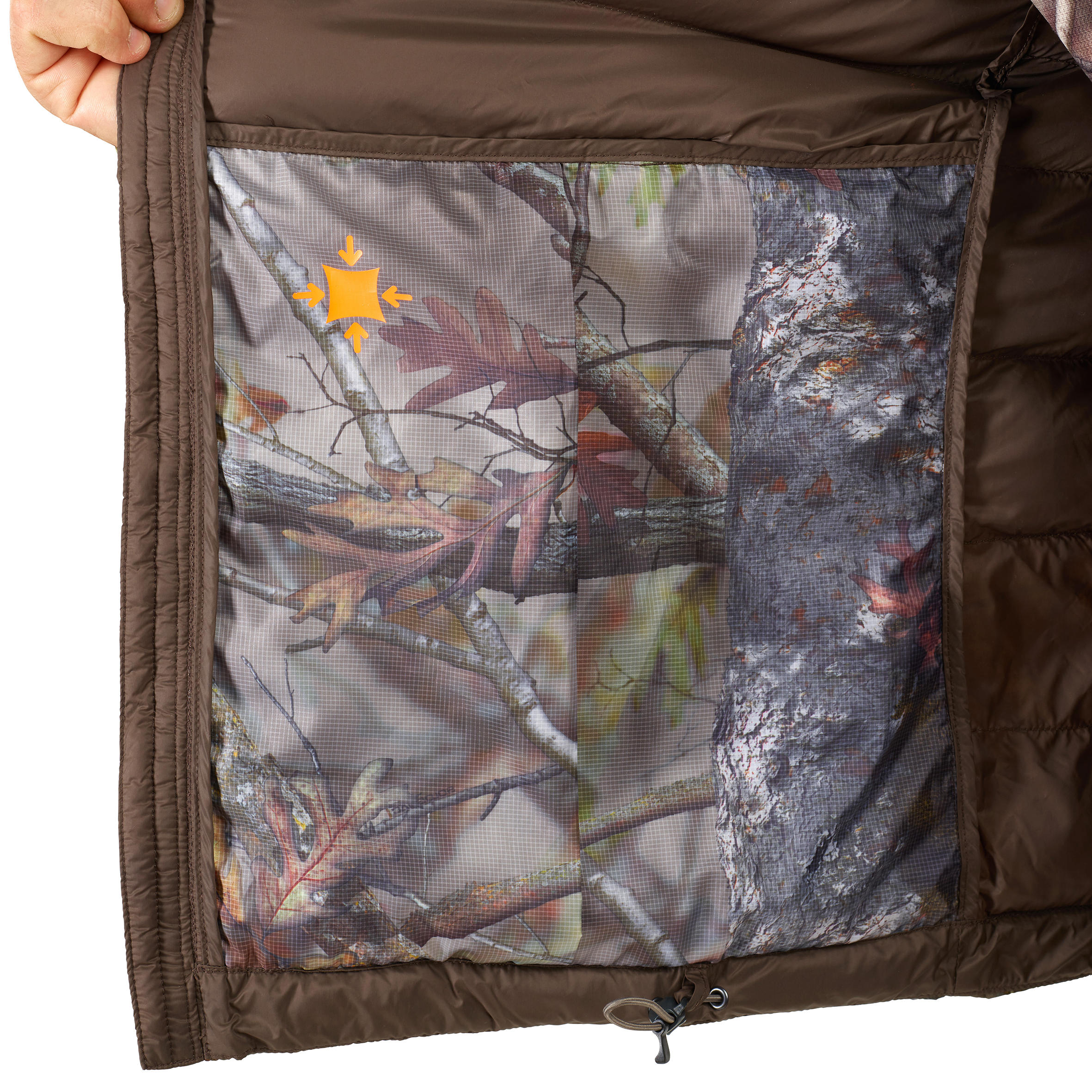 PACKABLE  DOWN JACKET 900 - CAMOUFLAGE 10/13