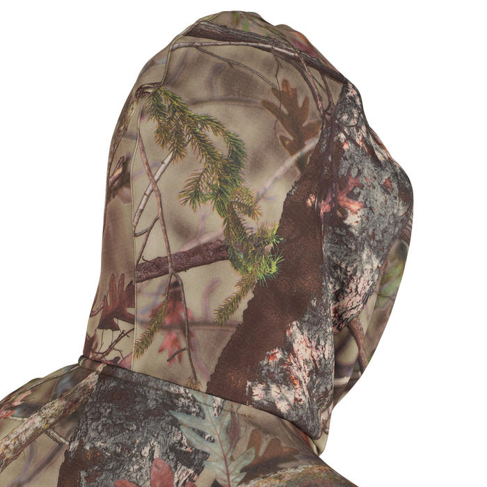 Sweat capuche chasse Silencieux 500 Camo BR SOLOGNAC ...