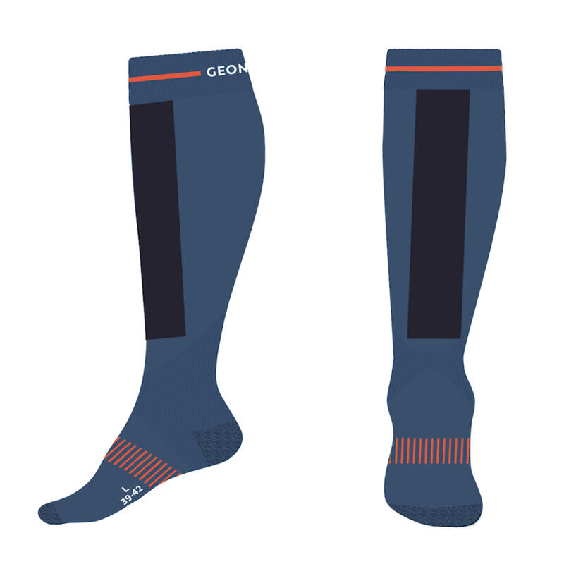 CHAUSSETTES HAUTES POUR COURSE D'ORIENTATION BLEUES