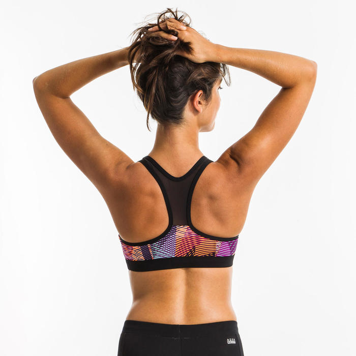 Haut de maillot de bain d'Aquafitness femme Lou Juni noir ...