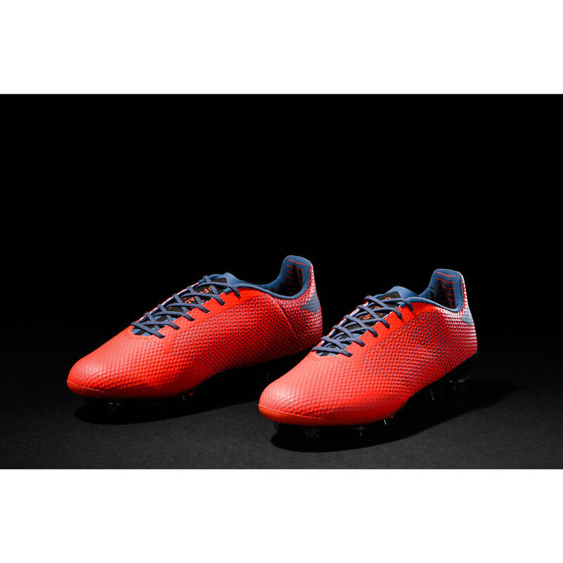 Botas de Rugby Offload Score R900 SG Adulto Naranja