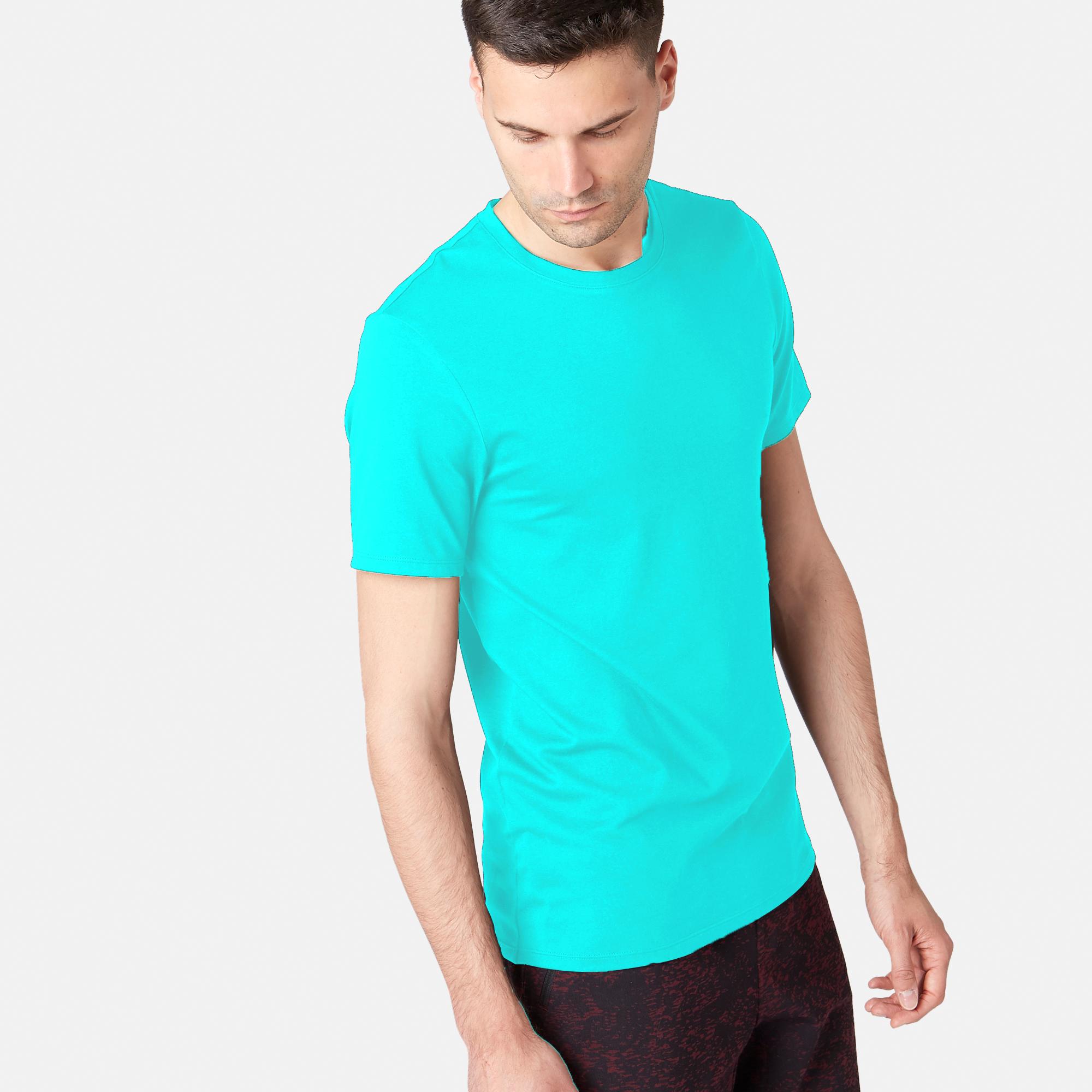 T-shirt Regular fitness homme - Sportee Bleu turquoise 4/6