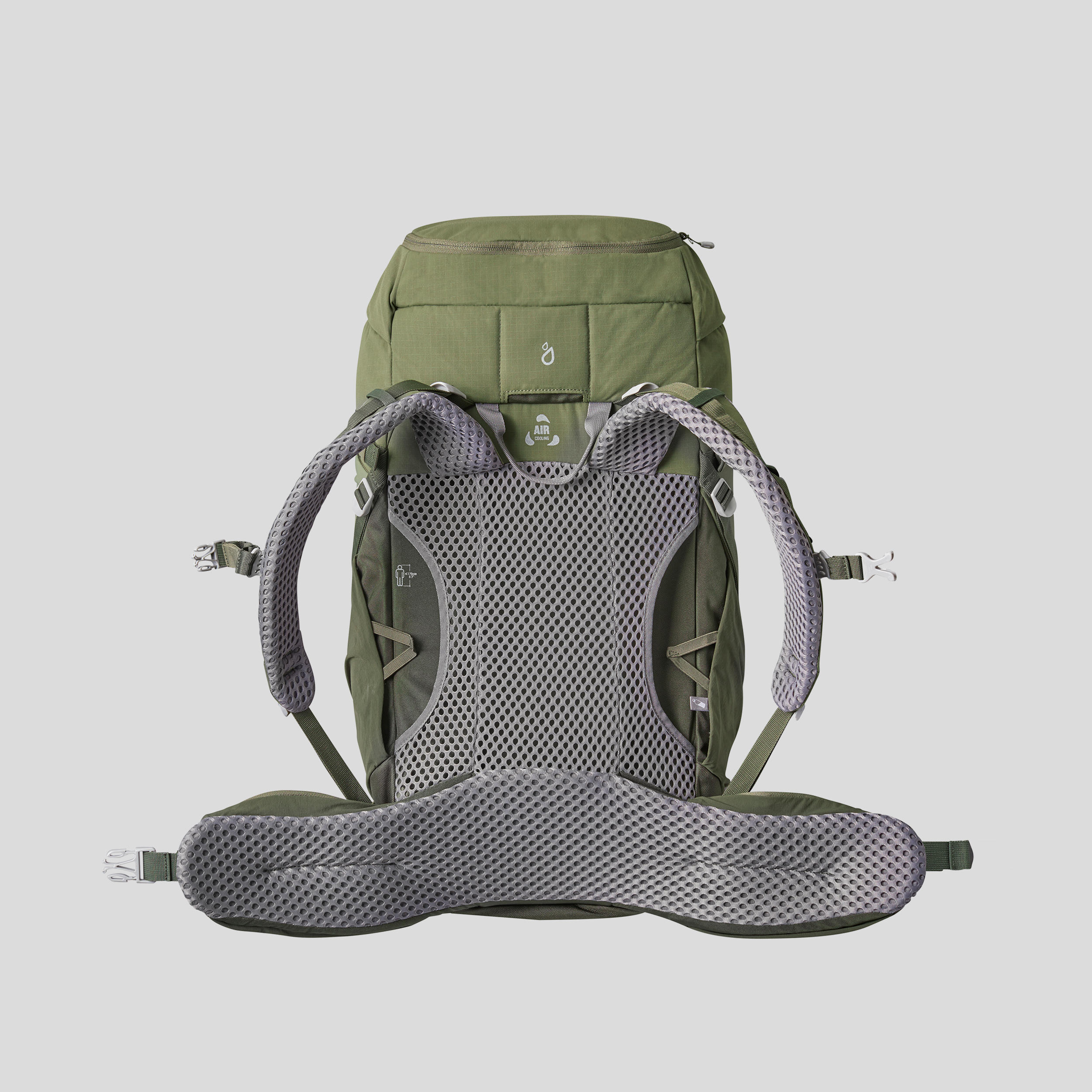 Wanderrucksack Bergwandern MH500 - 30 Liter gelb 7/14