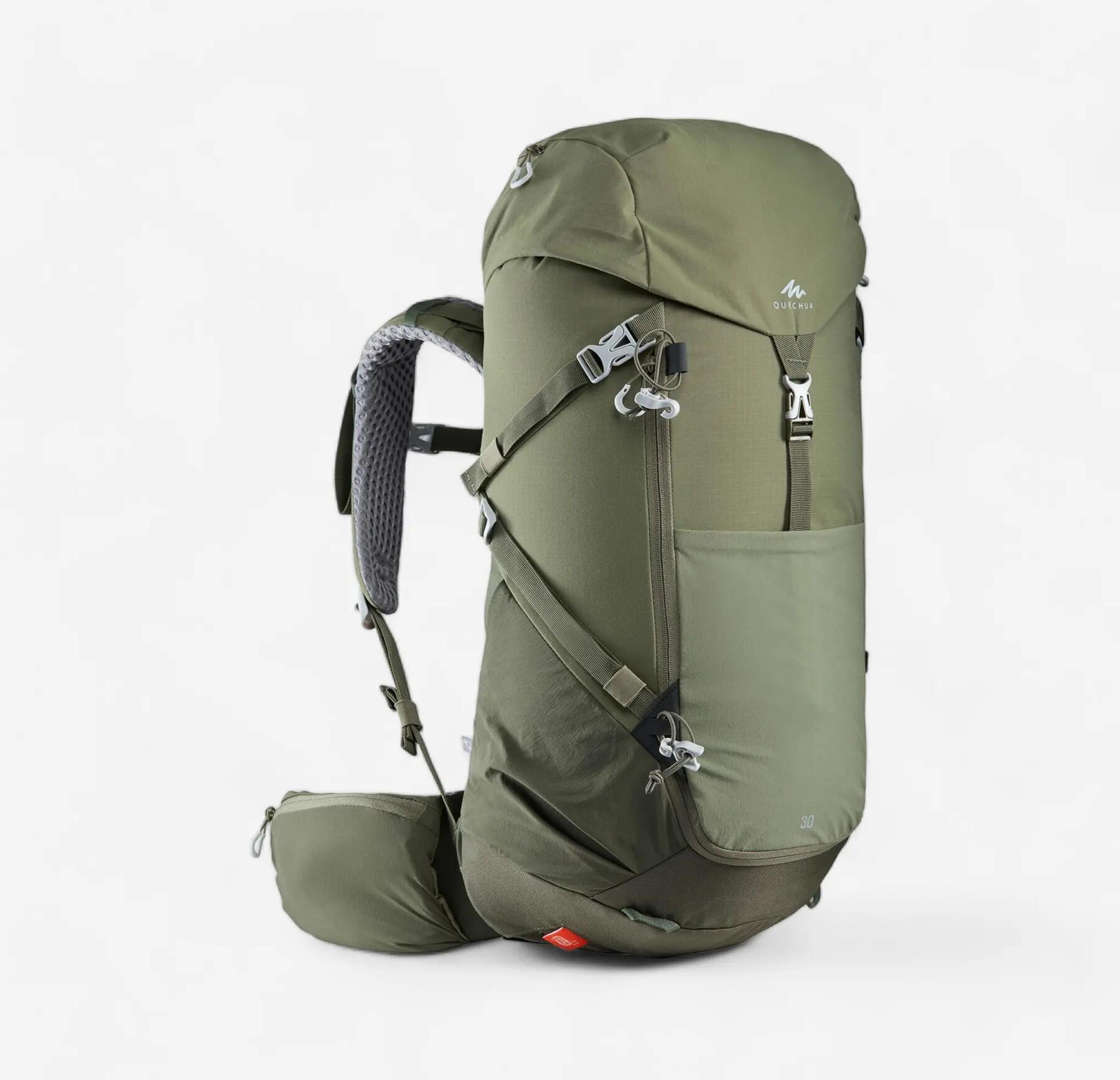 hiking banner - backpack