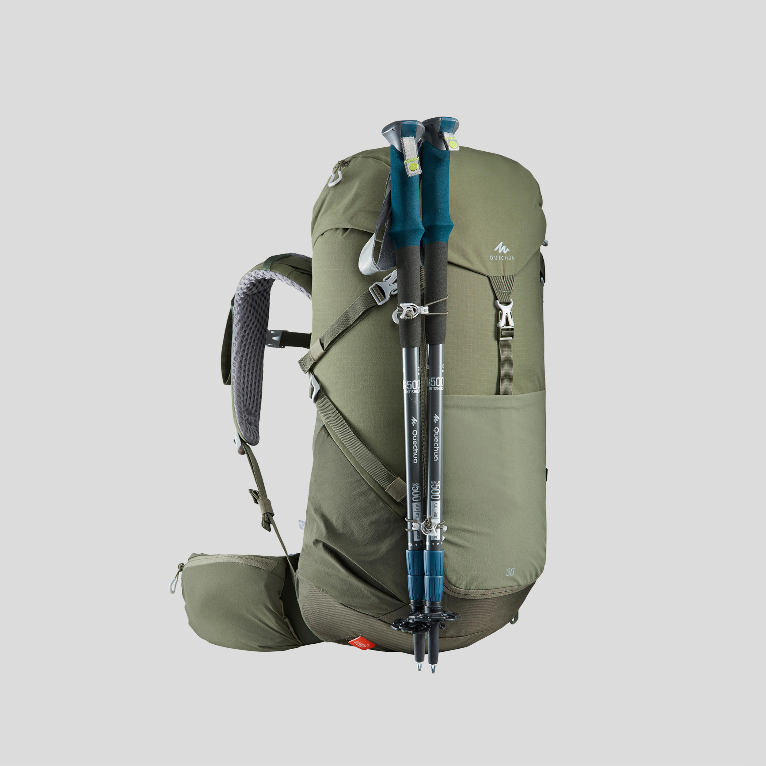 Wanderrucksack Bergwandern MH500 - 30 Liter gelb 3/14