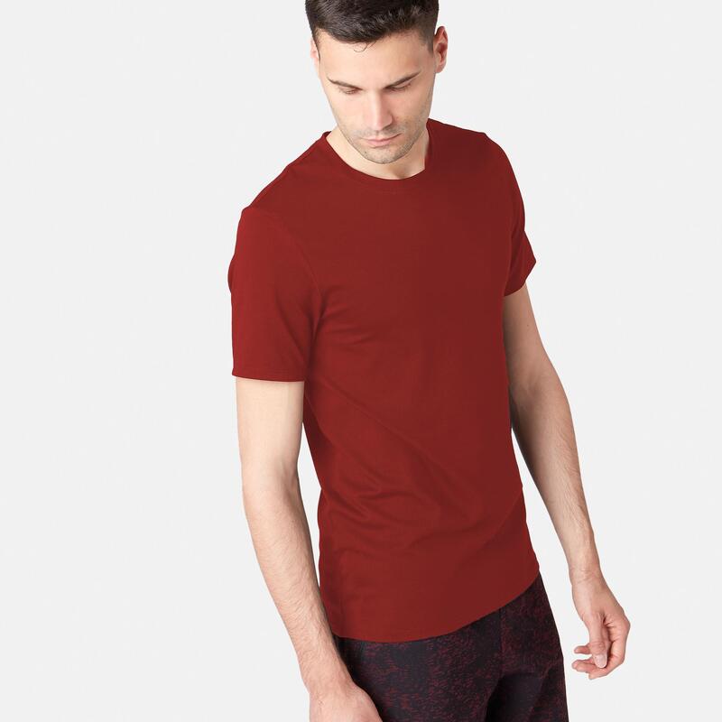 T-shirt Fitness Homme - 100 Sportee Noir
