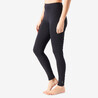 Women's Cotton Gym Legging 500 - Black