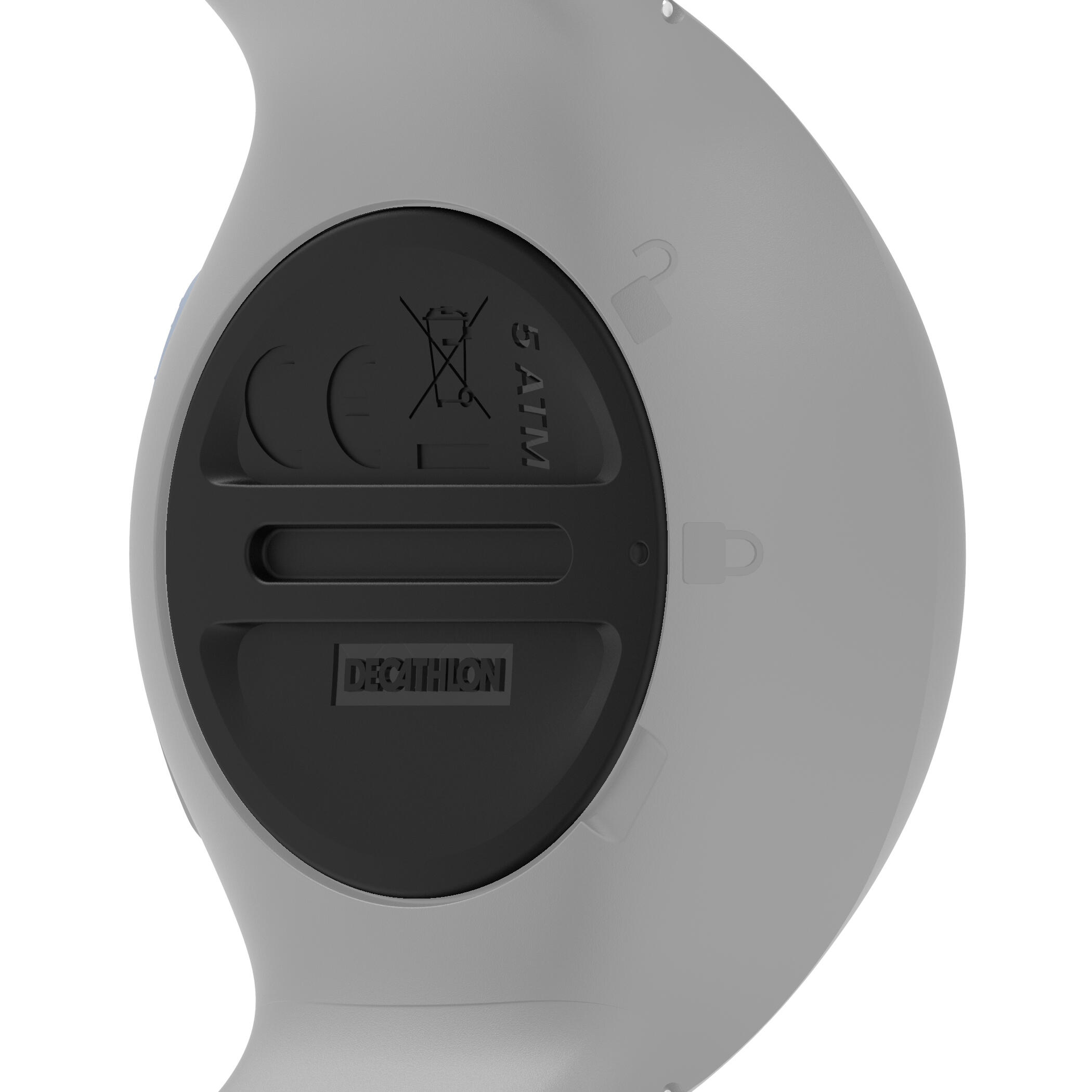 Tapa Pila Reloj Natación SL500 Negro 2/3