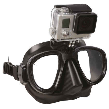 Spearfishing mask OMER - ALIEN ACTION CAM Black