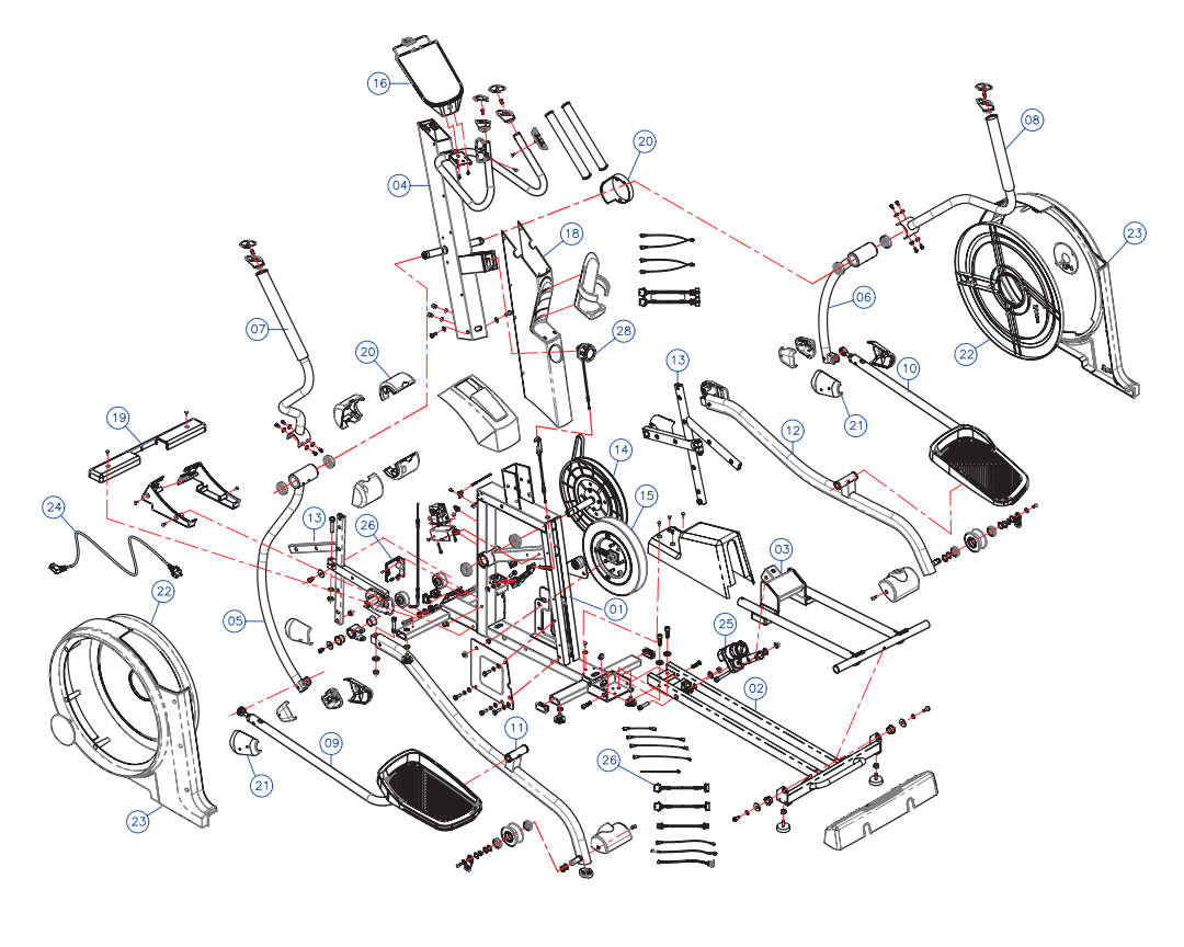 Exploded view EL900