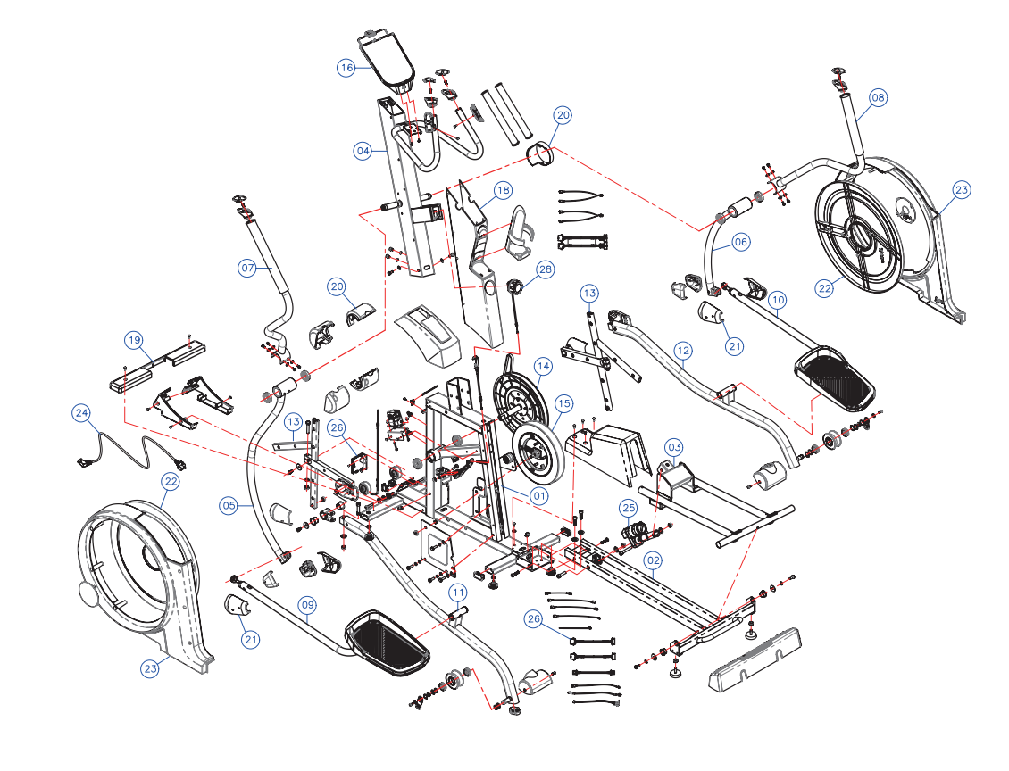 Exploded view EL900