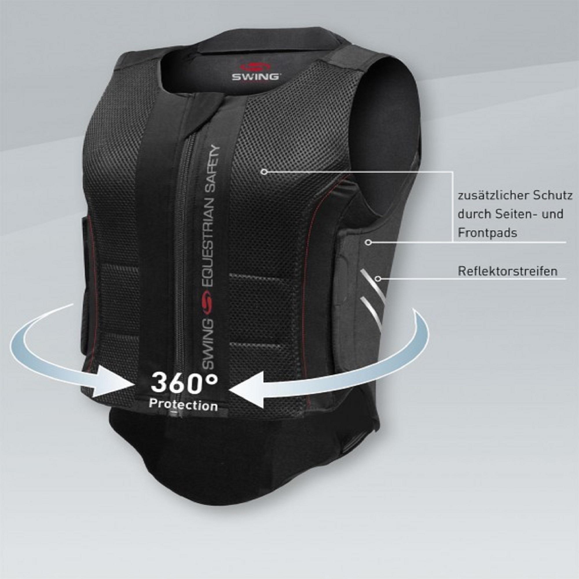 RÜCKENPROTEKTOR P07 FLEXIBLE swing ERWACHSENE schwarz 3/5