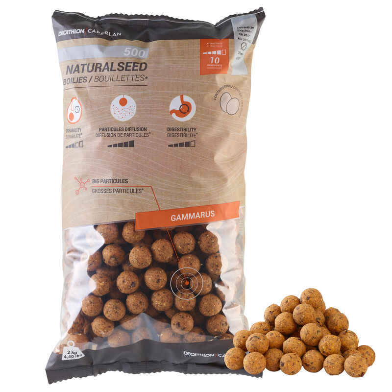 Boilies NaturalSeed Bachflohkrebs 20 mm 2 kg
