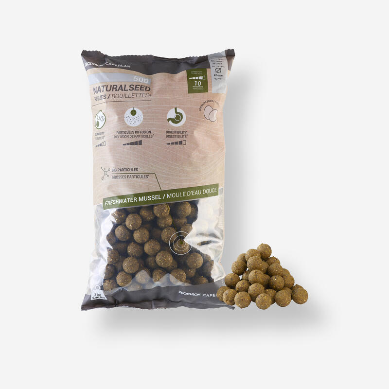 Kulki proteinowe Caperlan Naturalseed 20 mm małż 2 kg