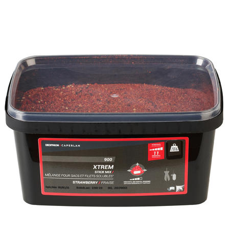 Прикормка Xtrem Stick Mix для карпфішингу, 900 г - Полуниця