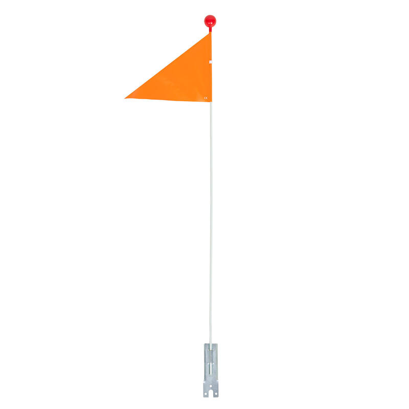 Flaga na rower pomarańczowa