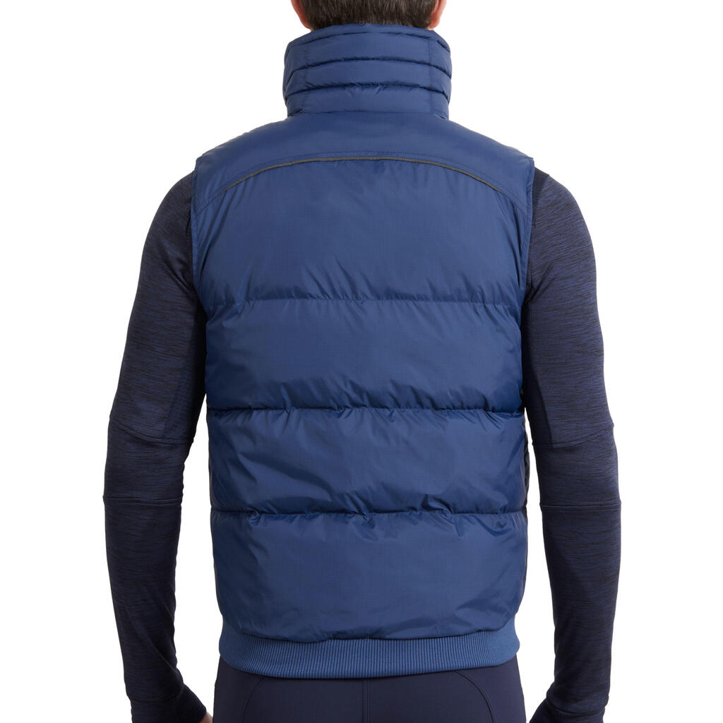 Reitweste 500 Warm Herren marineblau