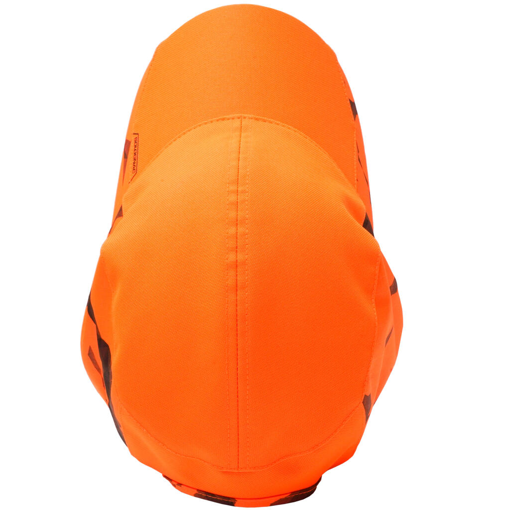 Dámska poľovnícka šiltovka Supertrack 500 odolná vodoodpudivá oranžová